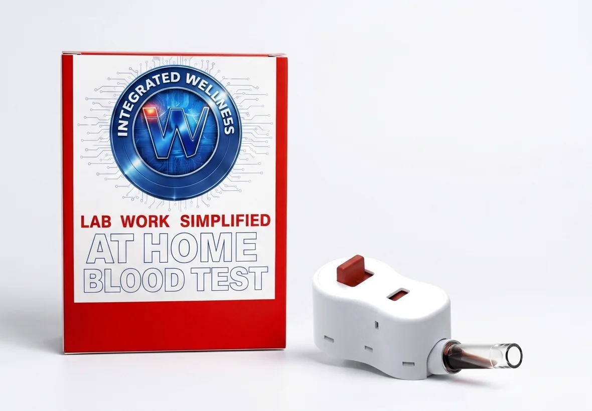At-home blood test kit and RedDrop One collection device